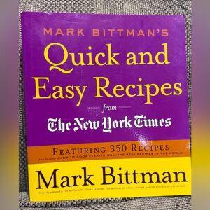 📚Award Winning, New York Times, Mark Bittman's Quick and Easy Recipes Book📚
